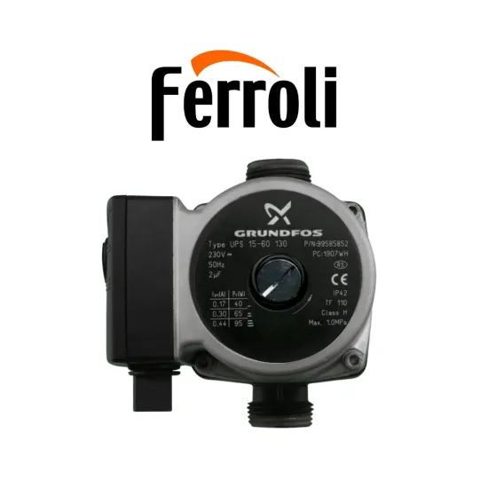 Ferroli 39810780 Optimax 25 Pump Head Assembly Genuine Brand New Boiler Part