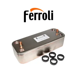 Ferroli 39820430 Heat Exchanger Genuine 16 Plate Boiler New Boxed Spare Part