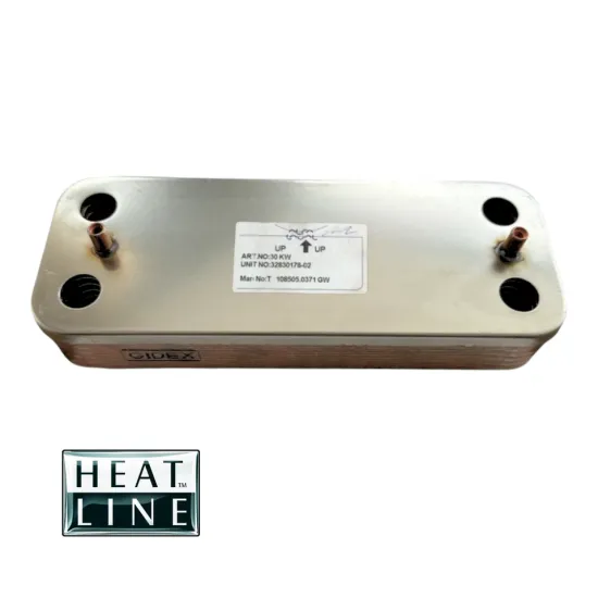 Heatline 3003200025 Plate Heat Exchanger Genuine Boiler Spare Part New & Boxed