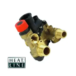 Heatline D003201221 Diverter Valve Genuine Combi Boiler 3 Way Valve New Boxed