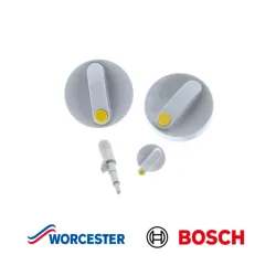 Worcester Bosch 87120001040 Rotary Handles Grey Genuine Boiler Control Knob Part