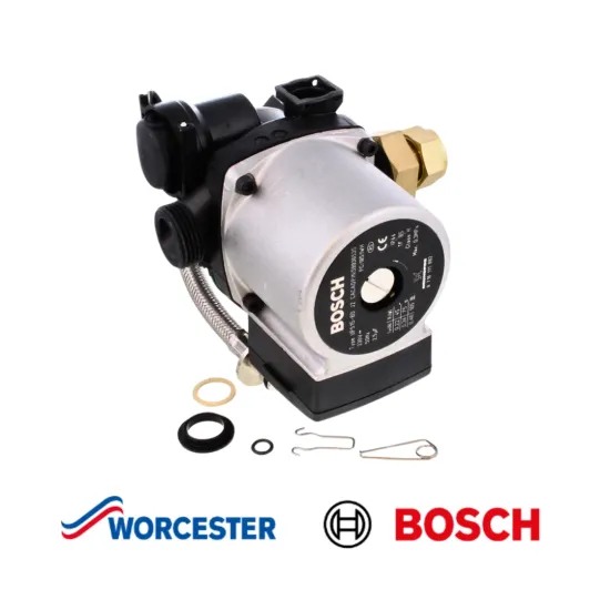 Worcester Bosch 87161056560 Pump Head Assembly New Genuine Boiler Spare Part