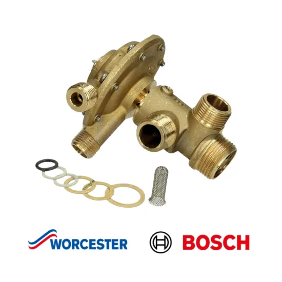 Worcester Bosch 87161424190 Diverter Valve Genuine New Combi Boiler Spare Part