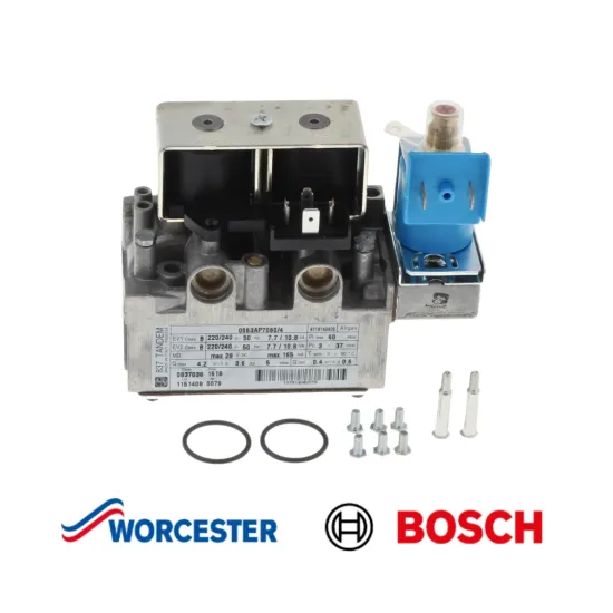 Worcester Bosch 87161424300 Gas Valve Genuine Brand New Boxed Boiler Spare Part