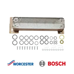 Worcester Bosch 87161429040 SWEP Heat Exchanger New Genuine Boiler Spare Part