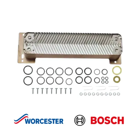 Worcester Bosch 87161429040 SWEP Heat Exchanger New Genuine Boiler Spare Part