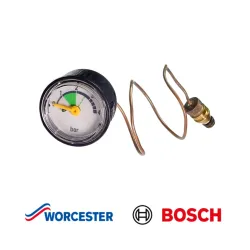 Worcester Bosch 87172080790 Gauge Manometer Genuine Boiler Pressure Spare Part