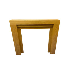 Classic Wood Fireplace Surround Easy-to-Fit Mantel for Hearth & Fireplaces