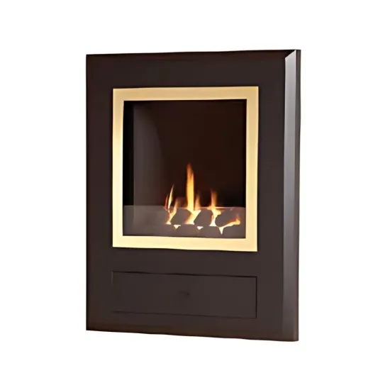 Flavel Finesse Inset Gas Fire Coal Fuel Brass