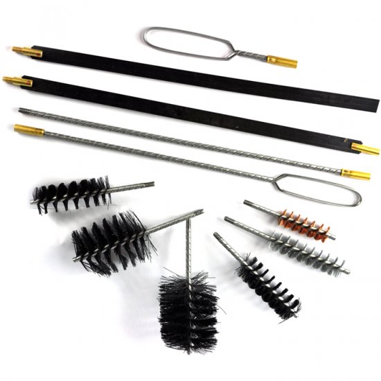 11PC/11PIECE BOILER CLEANING FLUE BRUSH KIT (SET OF 11) BRAND NE