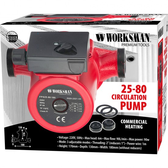 25-80 COMMERCIAL HEATING CIRCULATION PUMP 25-80 COMMERCIAL HEATING CIRCULATION PUMP